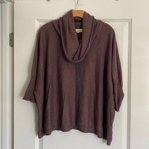 BETWEEN ME & YOU WOOL BLEND COWL NECK SWEATER TOP SIZE S NWOT